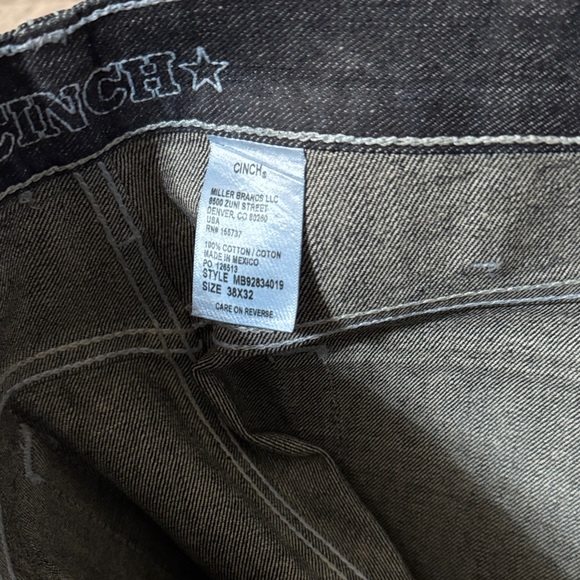 Men’s Cinch White label 38 x 32 Jeans - Picture 4 of 4